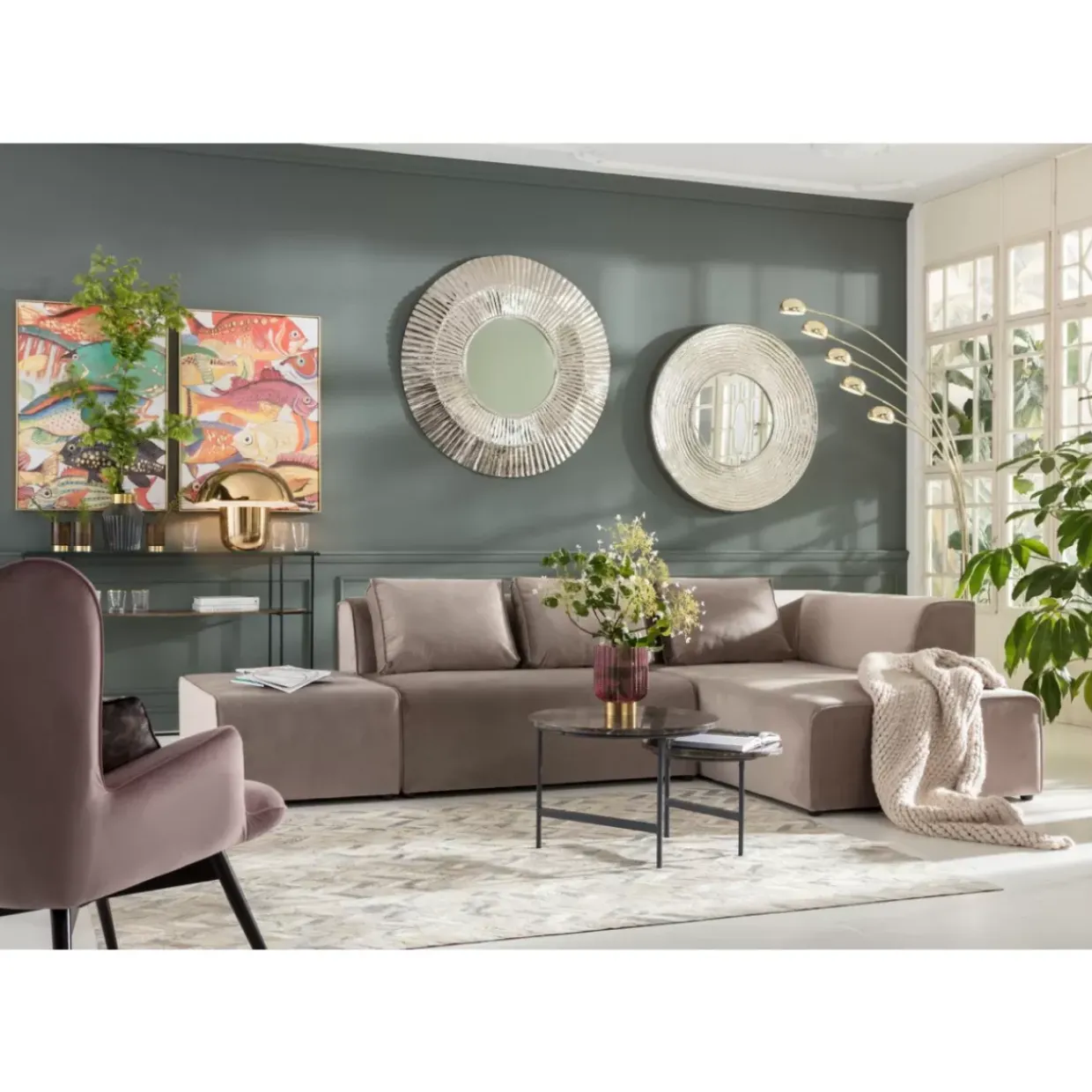 Bild Touched Fish Meeting One 100X75Cm