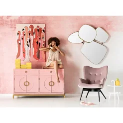 Bild Touched Flamingo Meeting 120X90Cm