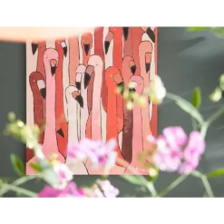 Bild Touched Flamingo Meeting 120X90Cm
