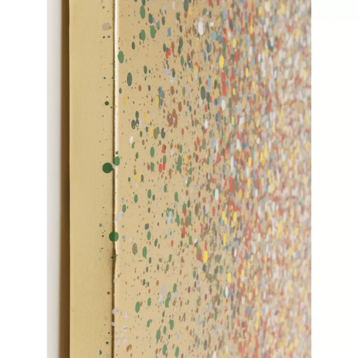 Bild Touched Flower Boat Gold Rot 80X100Cm