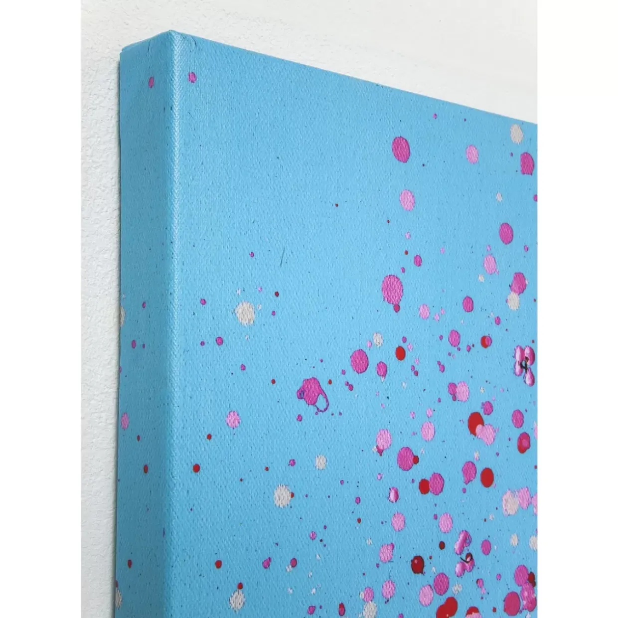 Bild Touched Flower Boat Blau Pink 160X120Cm