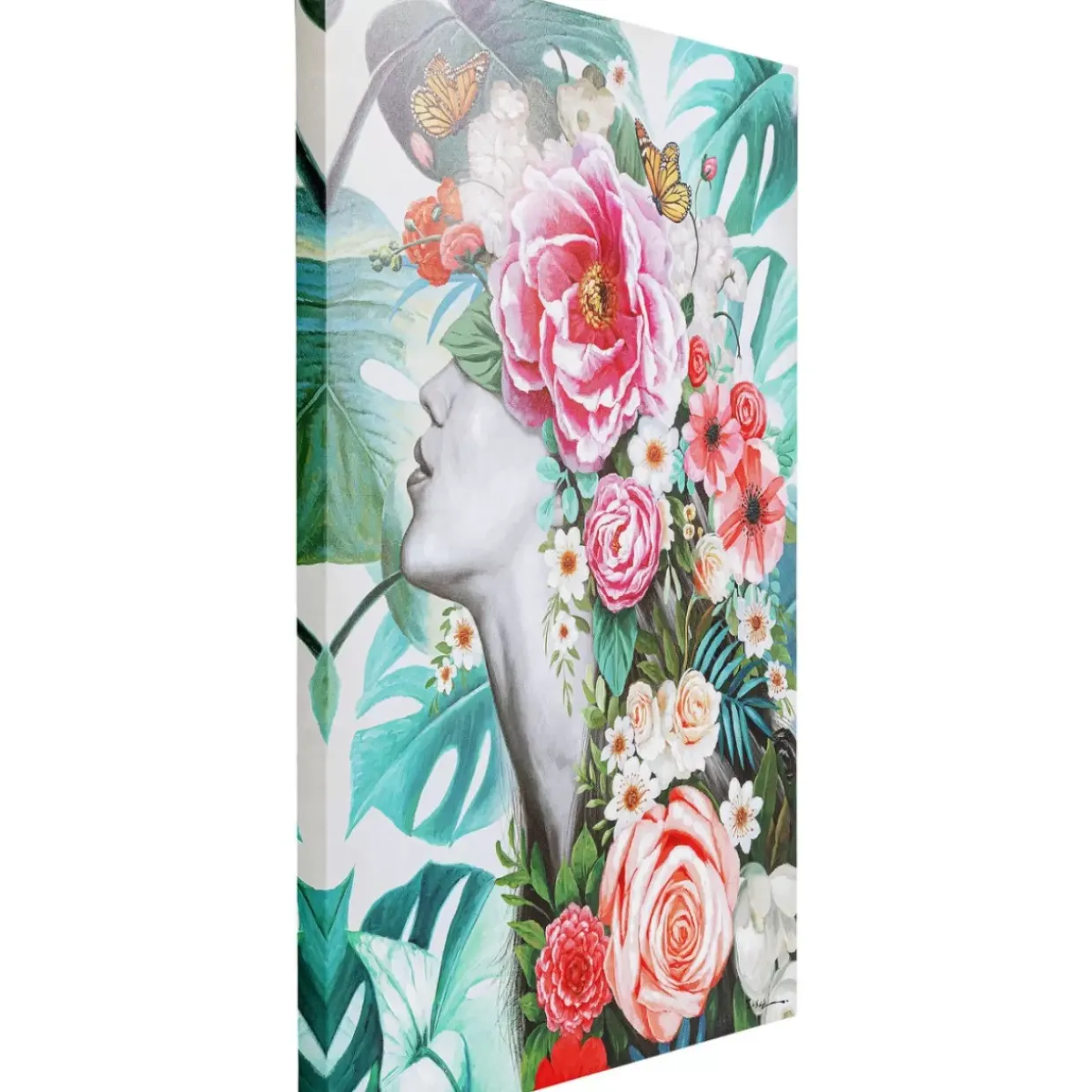 Bild Touched Flower Lady 120X90