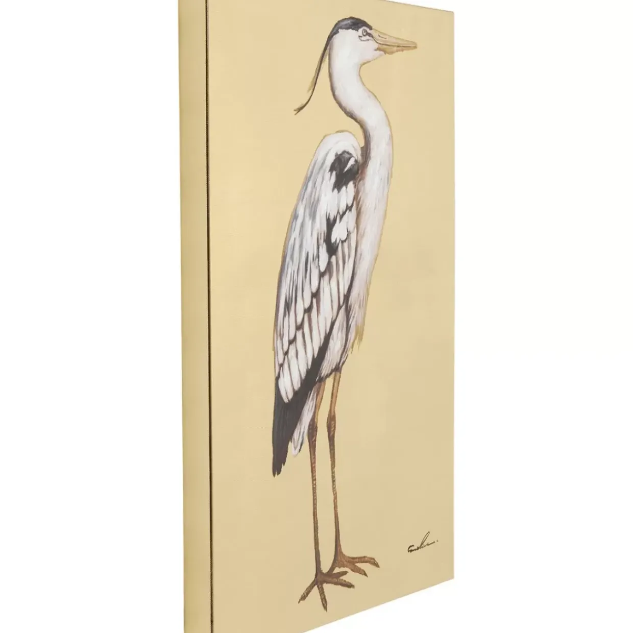 Bild Touched Heron Right 70X50Cm