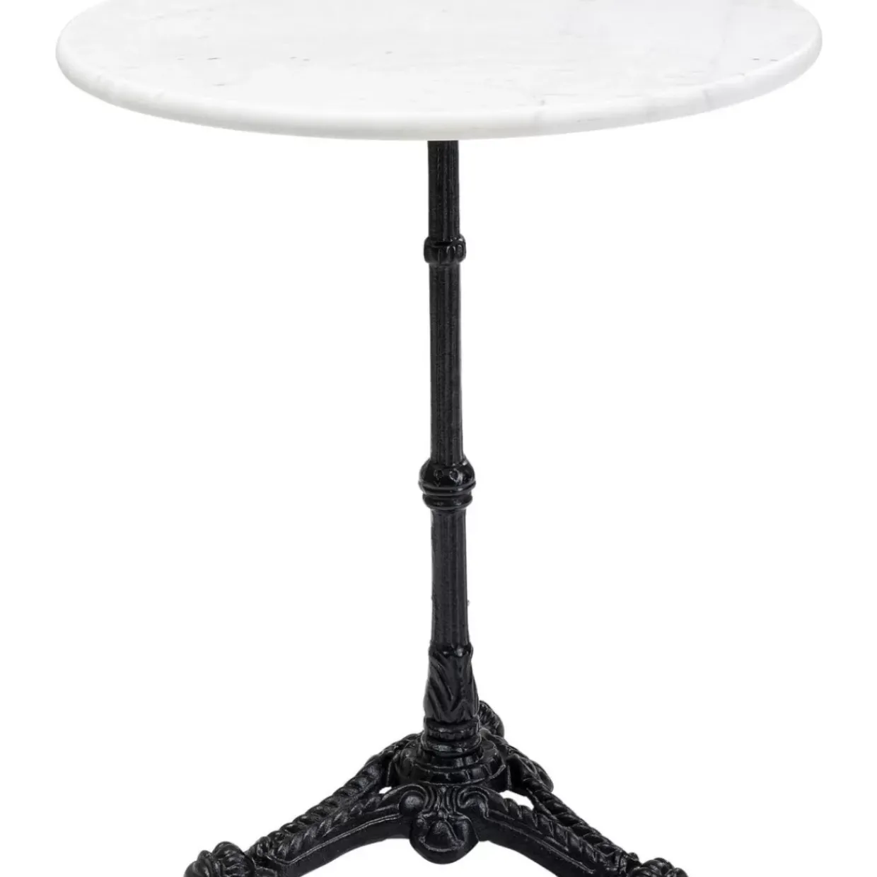 Bistrotisch Kaffeehaus Rund Weiss O60