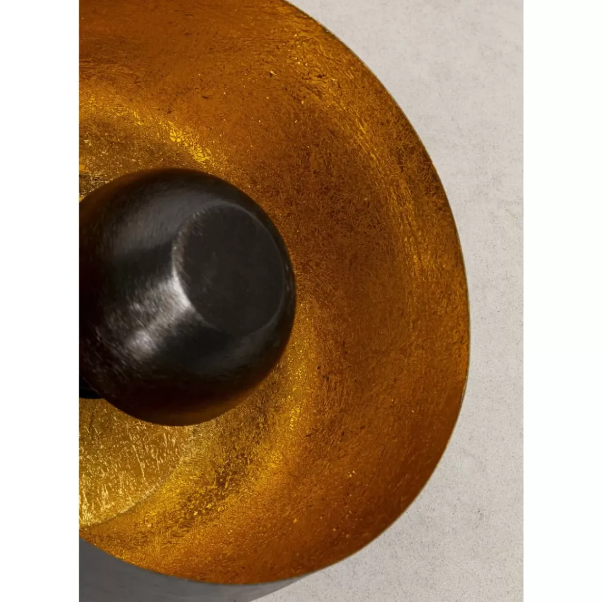 Bodenleuchte Apollon Smooth Schwarz O28Cm