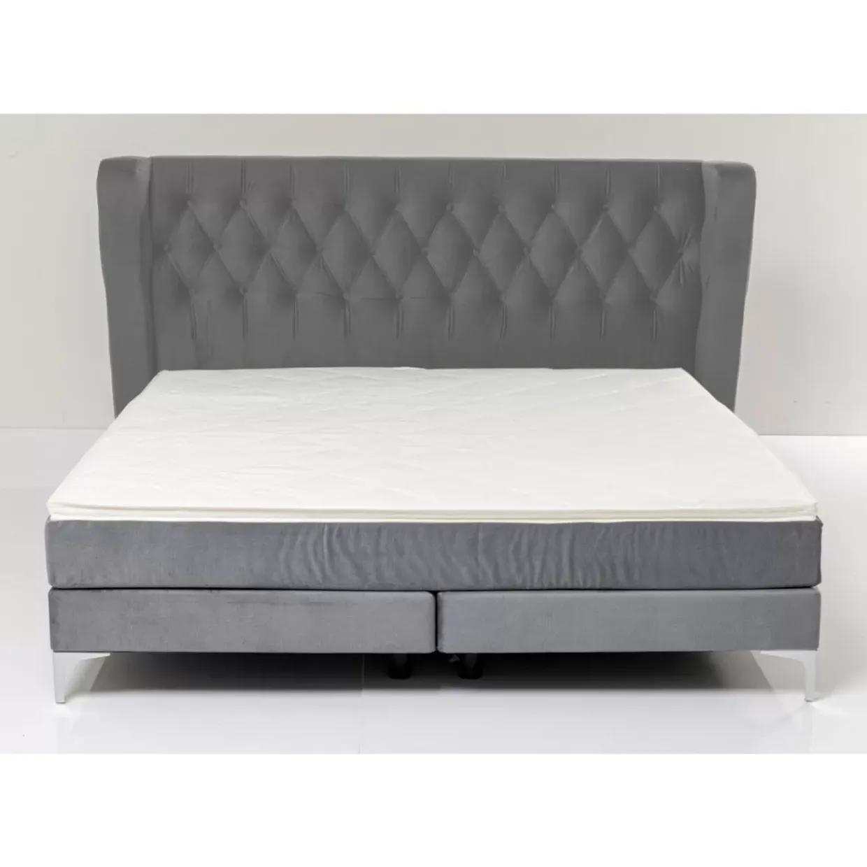 Boxspringbett Benito Moon Grau 180X200Cm