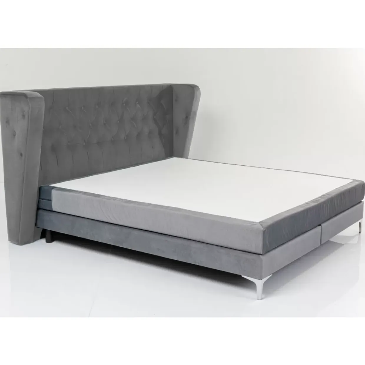Boxspringbett Benito Moon Grau 180X200Cm