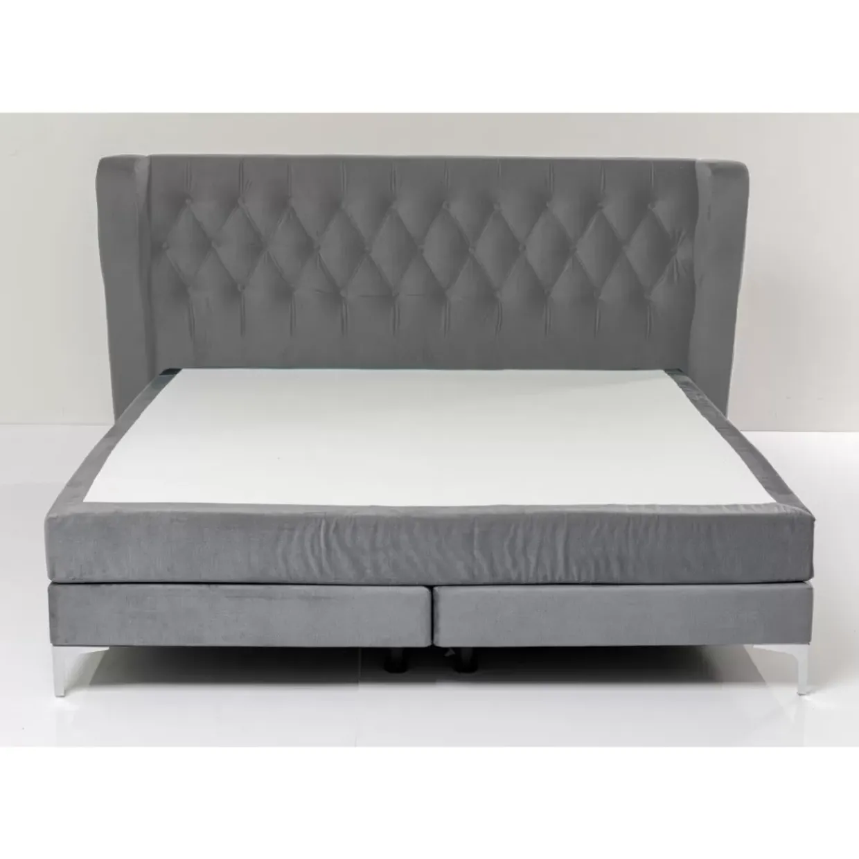 Boxspringbett Benito Moon Grau 180X200Cm