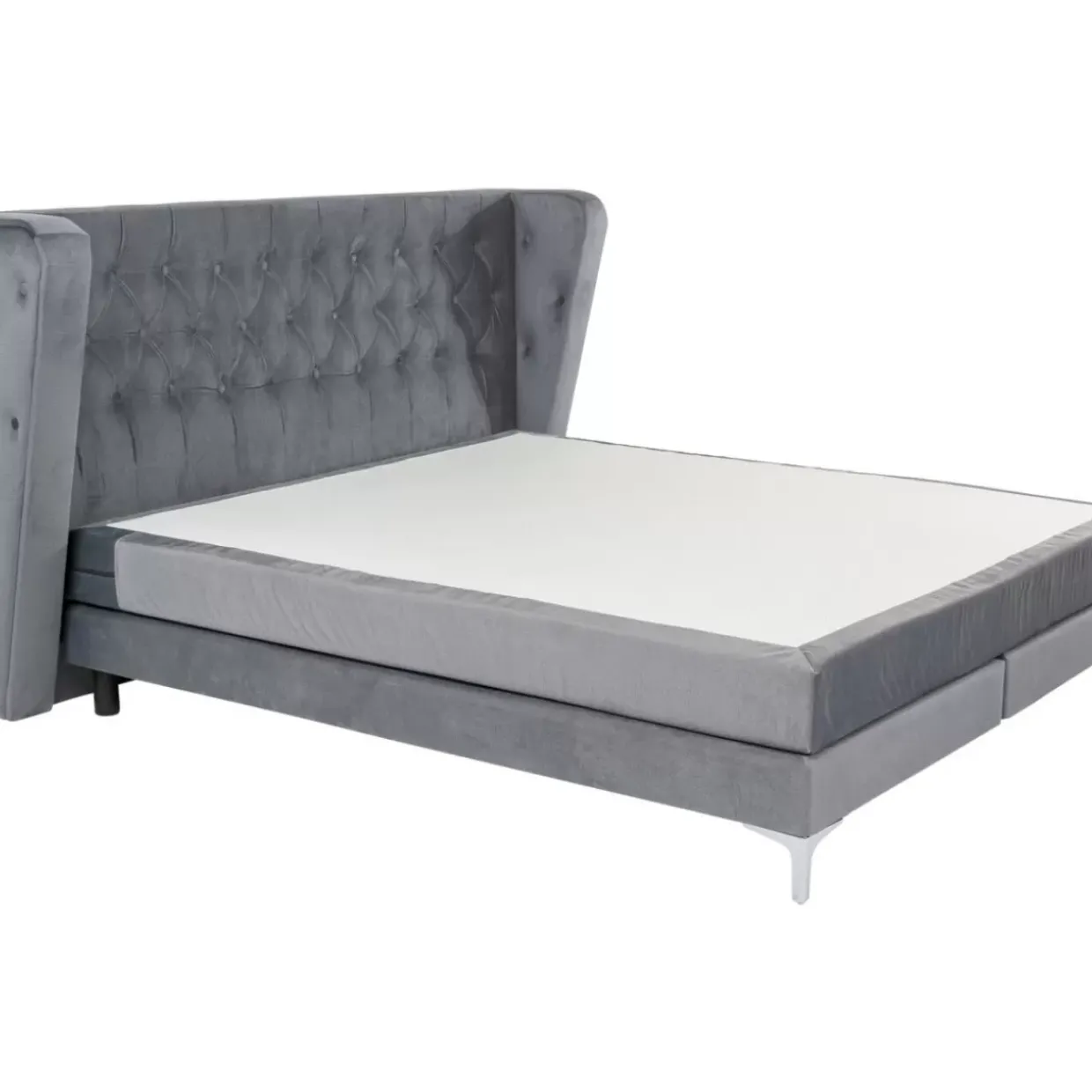 Boxspringbett Benito Moon Grau 160X200Cm