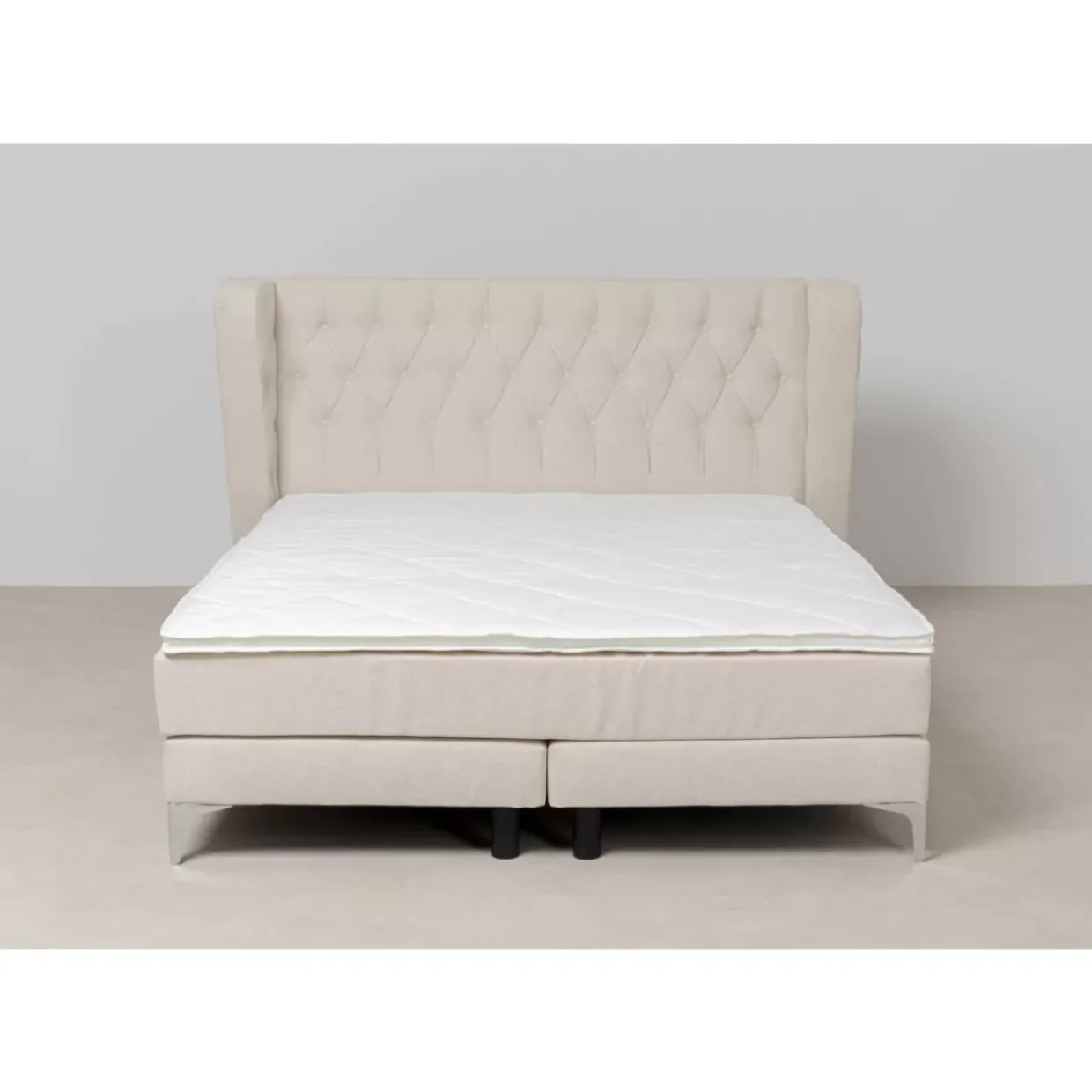 Boxspringbett Benito Moon Creme 180X200Cm