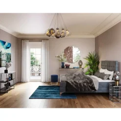 Boxspringbett Benito Star Grau 160X200Cm