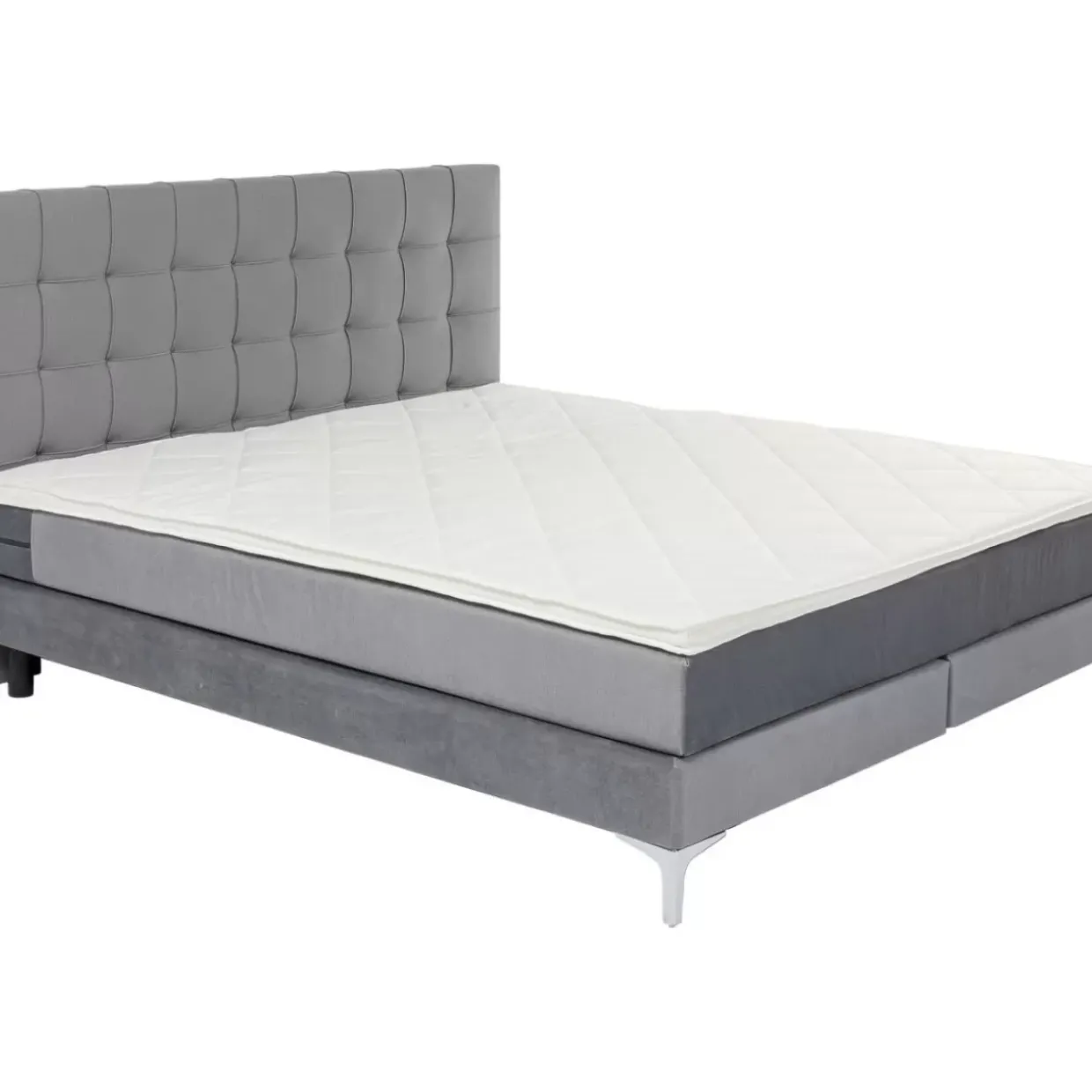 Boxspringbett Benito Star Grau 160X200Cm
