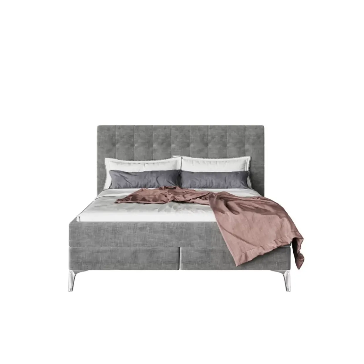 Boxspringbett Benito Star Grau 180X200Cm