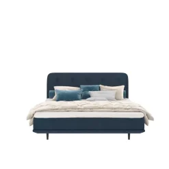 Boxspringbett Luna Blau 180X200Cm