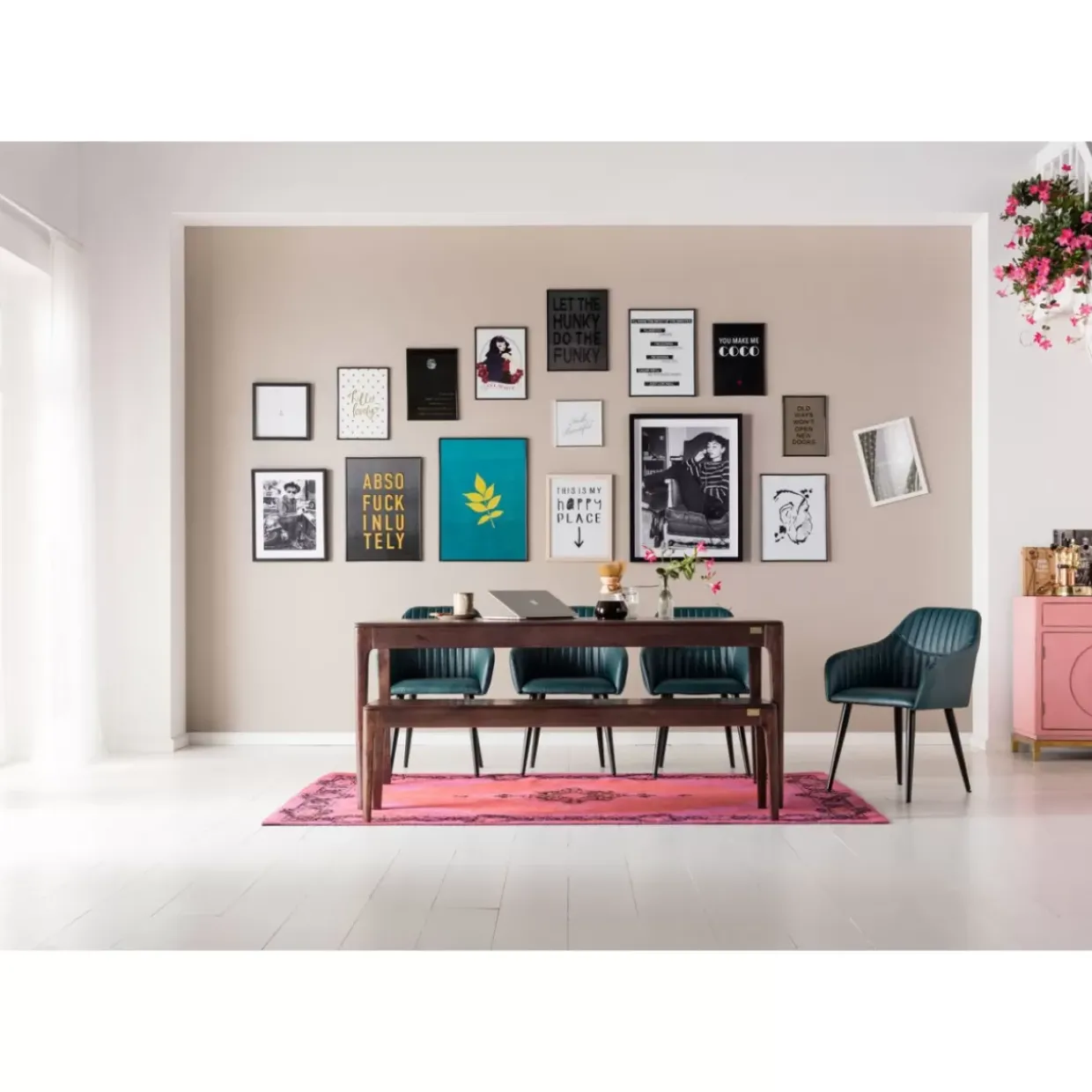 Brooklyn Walnut Tisch 90X175Cm