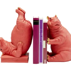 Buchstutze Hippo Pink (2/Set)