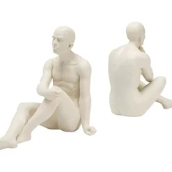 Buchstutze Meditating Man (2/Set)