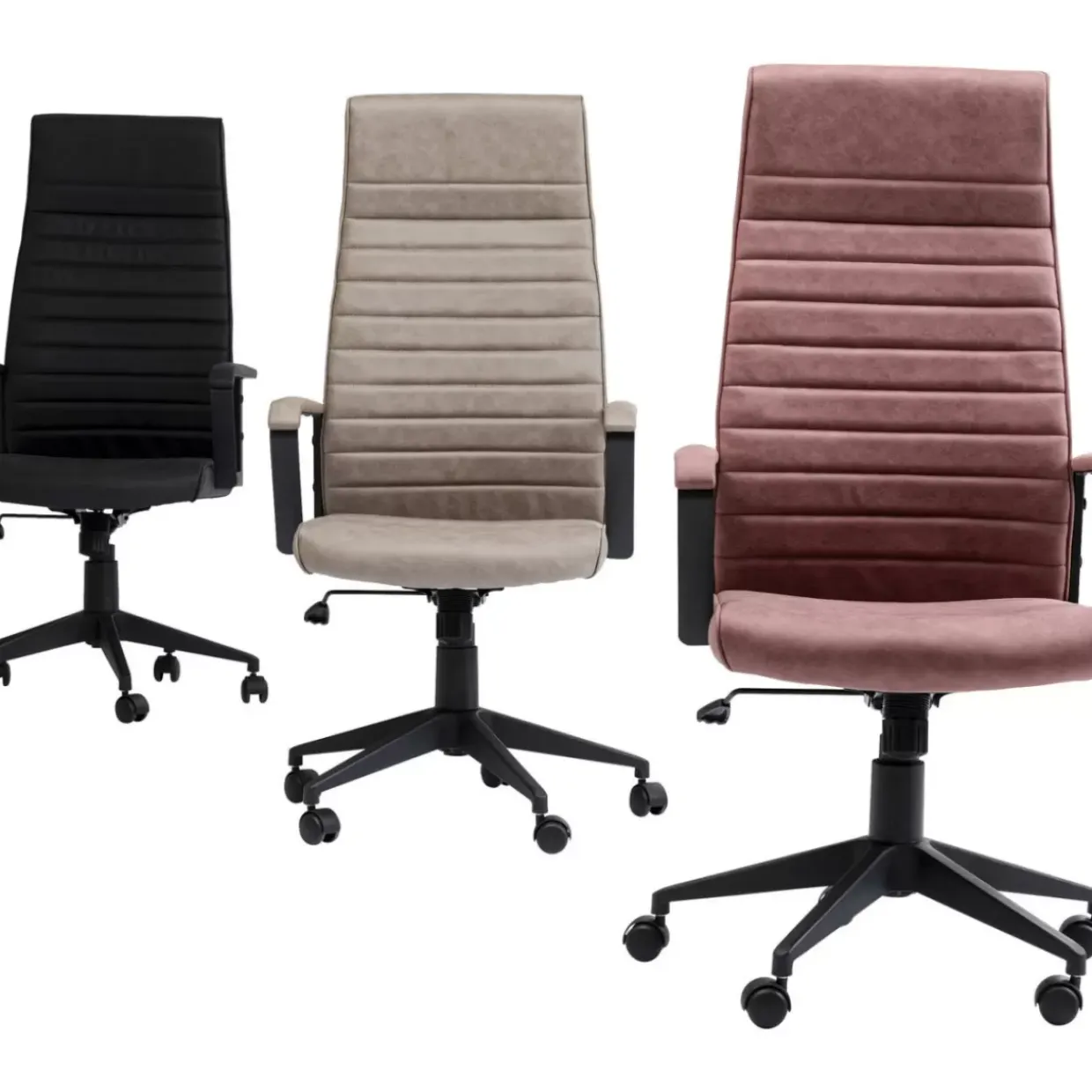 Burodrehstuhl Labora High Pebble