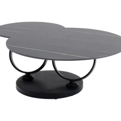 Couchtisch Beverly Schwarz 133X80Cm