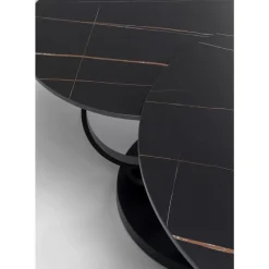 Couchtisch Beverly Schwarz 133X80Cm