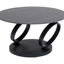 Couchtisch Beverly Schwarz 133X80Cm