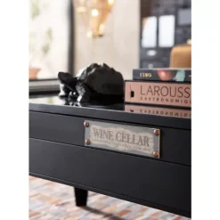 Couchtisch Collector Schwarz 122X55Cm