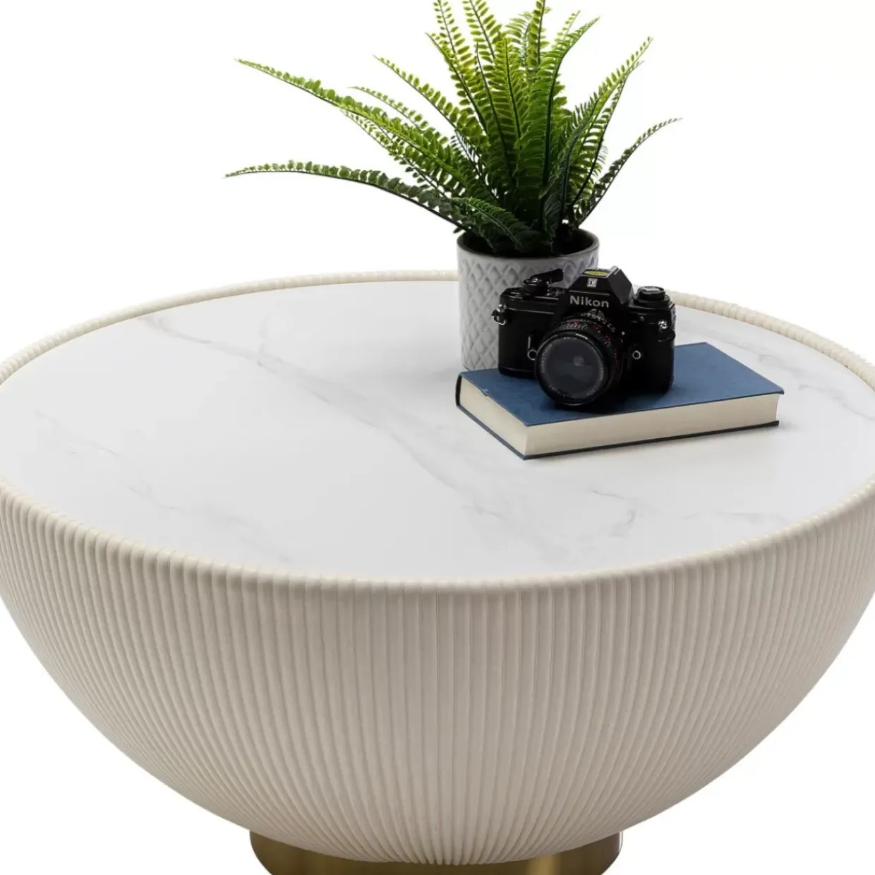 Couchtisch Endless Vegas Weis O71Cm