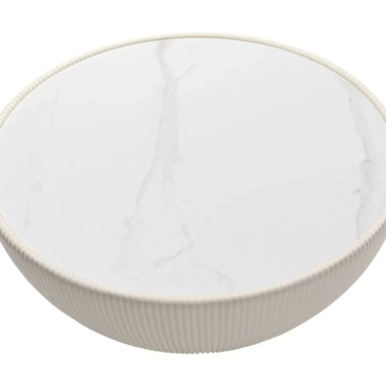 Couchtisch Endless Vegas Weis O71Cm