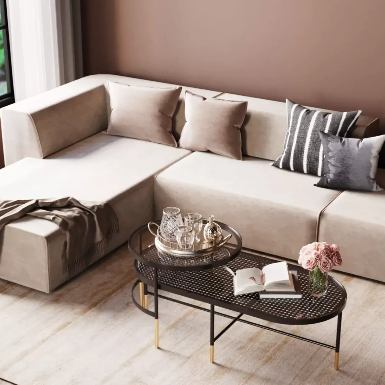 Couchtisch Fence (2/Set)