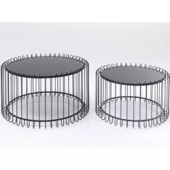 Couchtisch Line Onyx (2/Set)