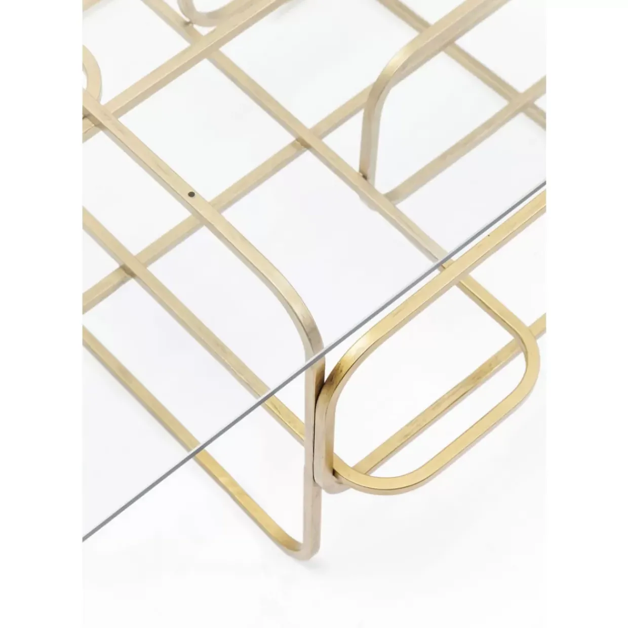 Couchtisch Meander Gold 140X80Cm