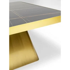 Couchtisch Miler Gold 80X80Cm