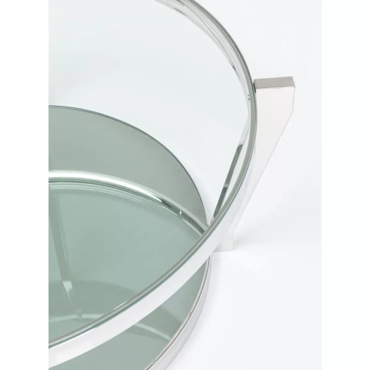 Couchtisch Monocolo Silber O90