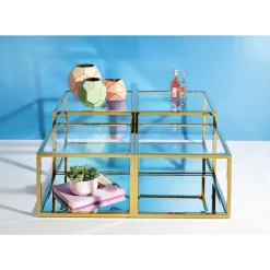 Couchtisch Orion Gold (4/Set)