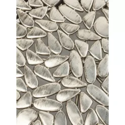 Couchtisch Pebbles Deluxe Silber (2/Set)