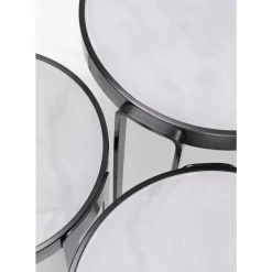 Couchtisch Perelli Schwarz (3/Set)