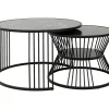 Couchtisch Roma Schwarz (2/Set)