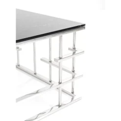 Couchtisch Rome Silber 130X70Cm