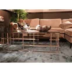 Couchtisch Rome Silber 130X70Cm