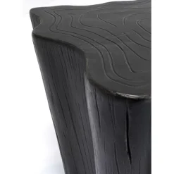 Couchtisch Tree Stump Schwarz 119X68Cm