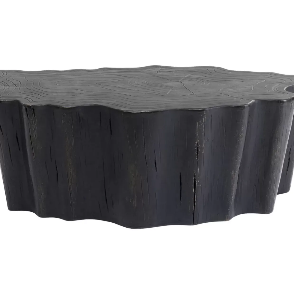 Couchtisch Tree Stump Schwarz 119X68Cm
