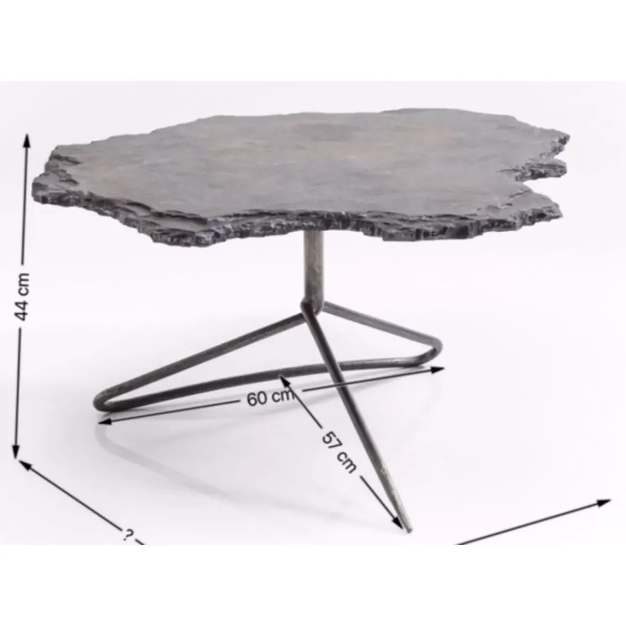 Couchtisch Vulcano 82X92Cm