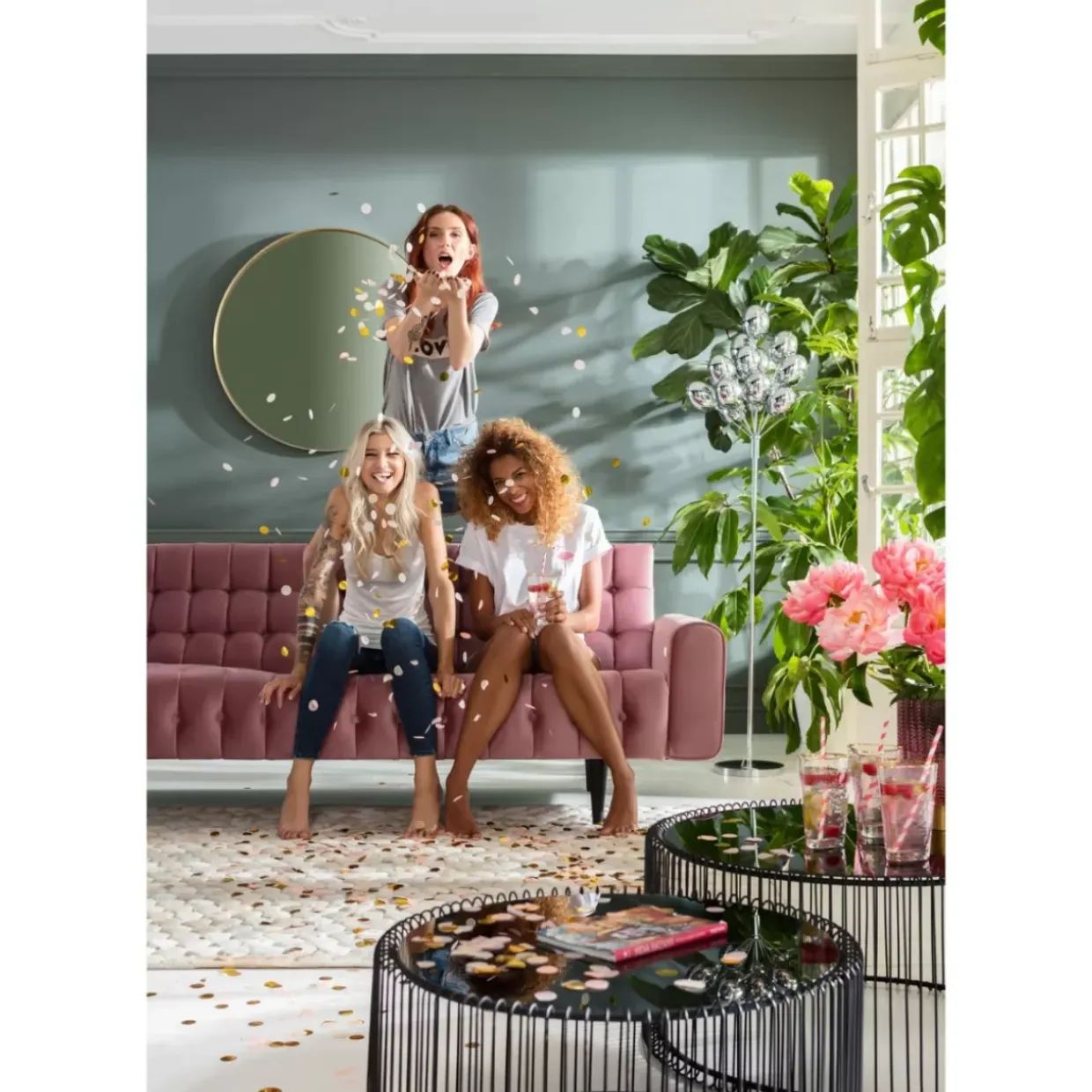 Couchtisch Wire Black (2/Set)