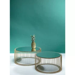 Couchtisch Wire Messing (2/Set)