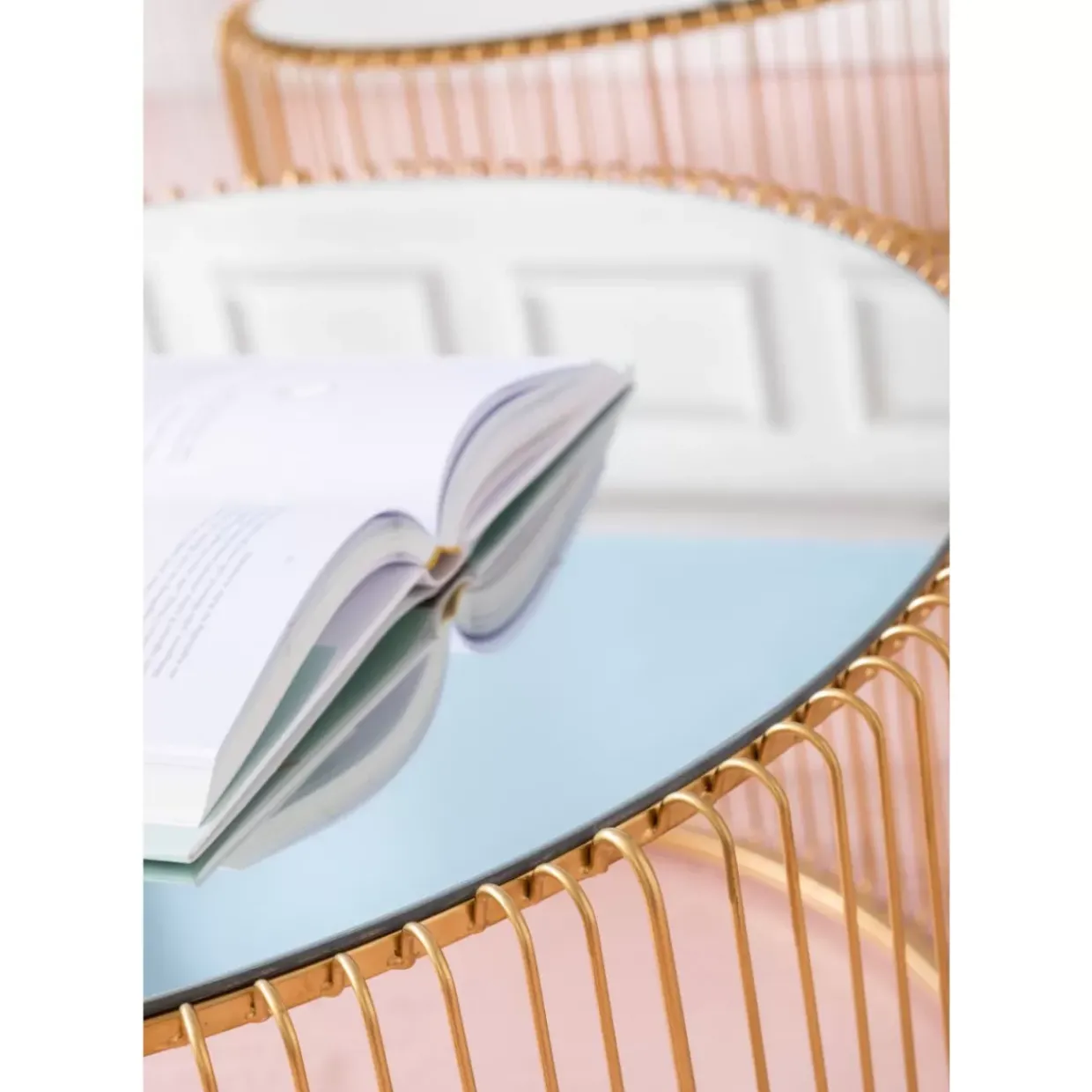 Couchtisch Wire Uno Brass 60X90Cm