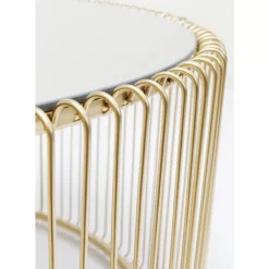 Couchtisch Wire Uno Brass O80Cm