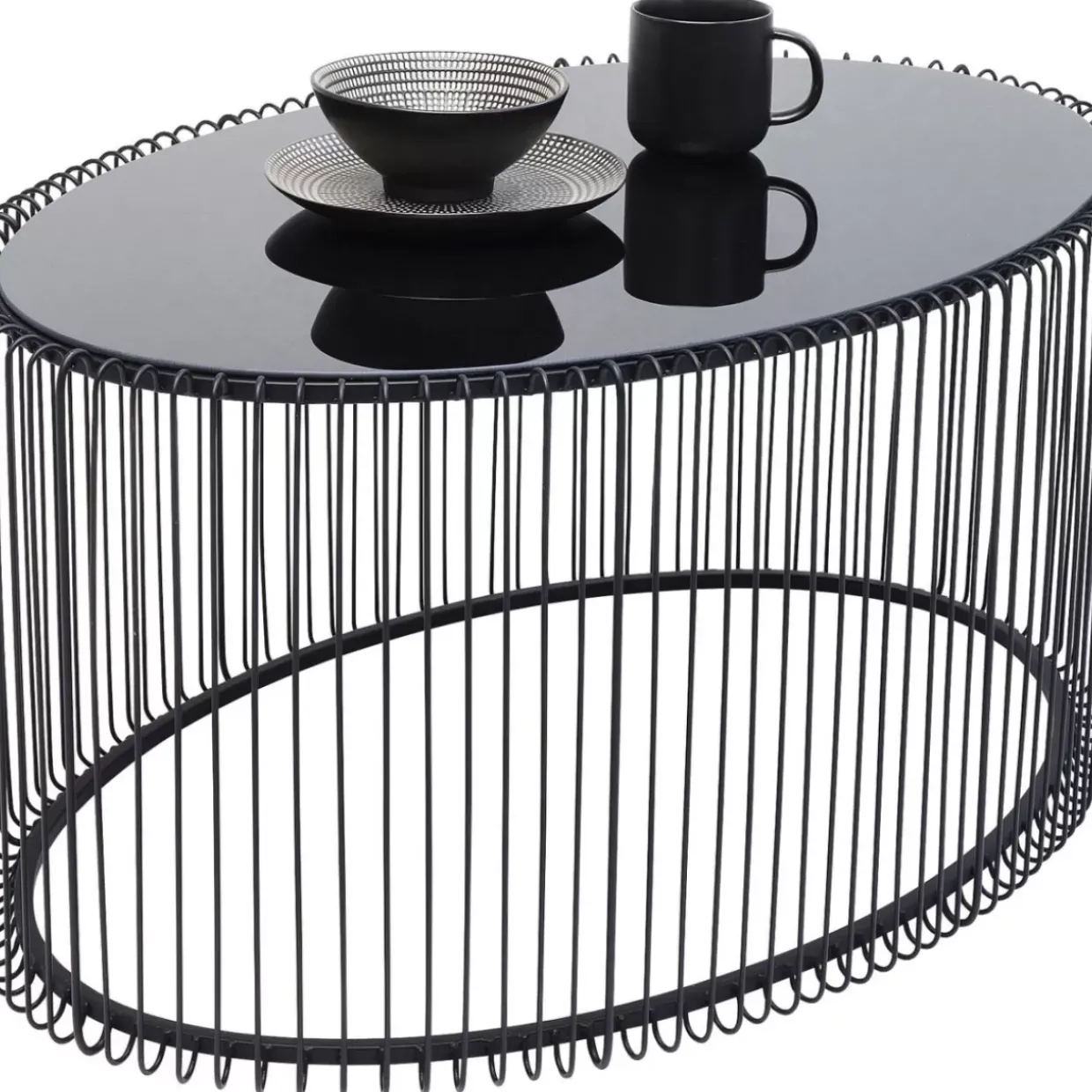 Couchtisch Wire Uno Schwarz 60X90Cm