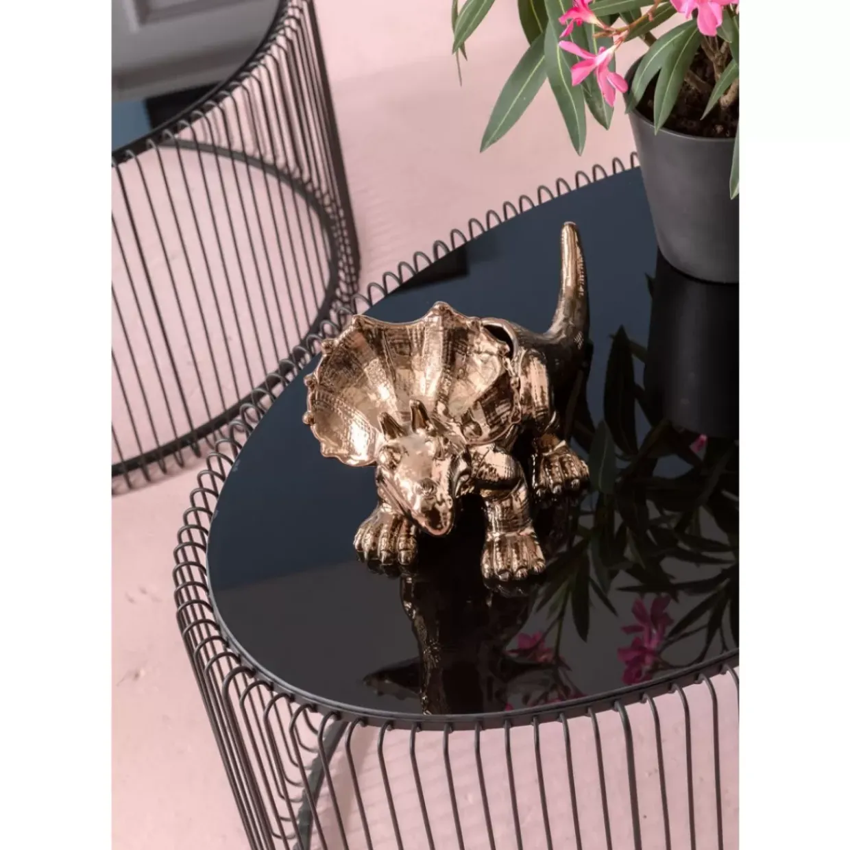 Couchtisch Wire Uno Schwarz 60X90Cm