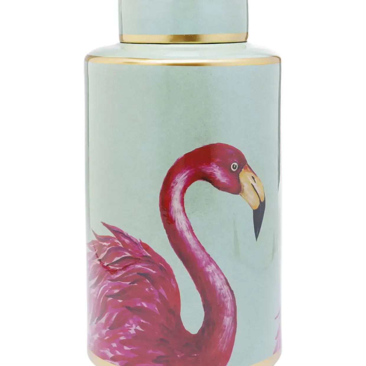 Deko Dose Flamingos 39Cm