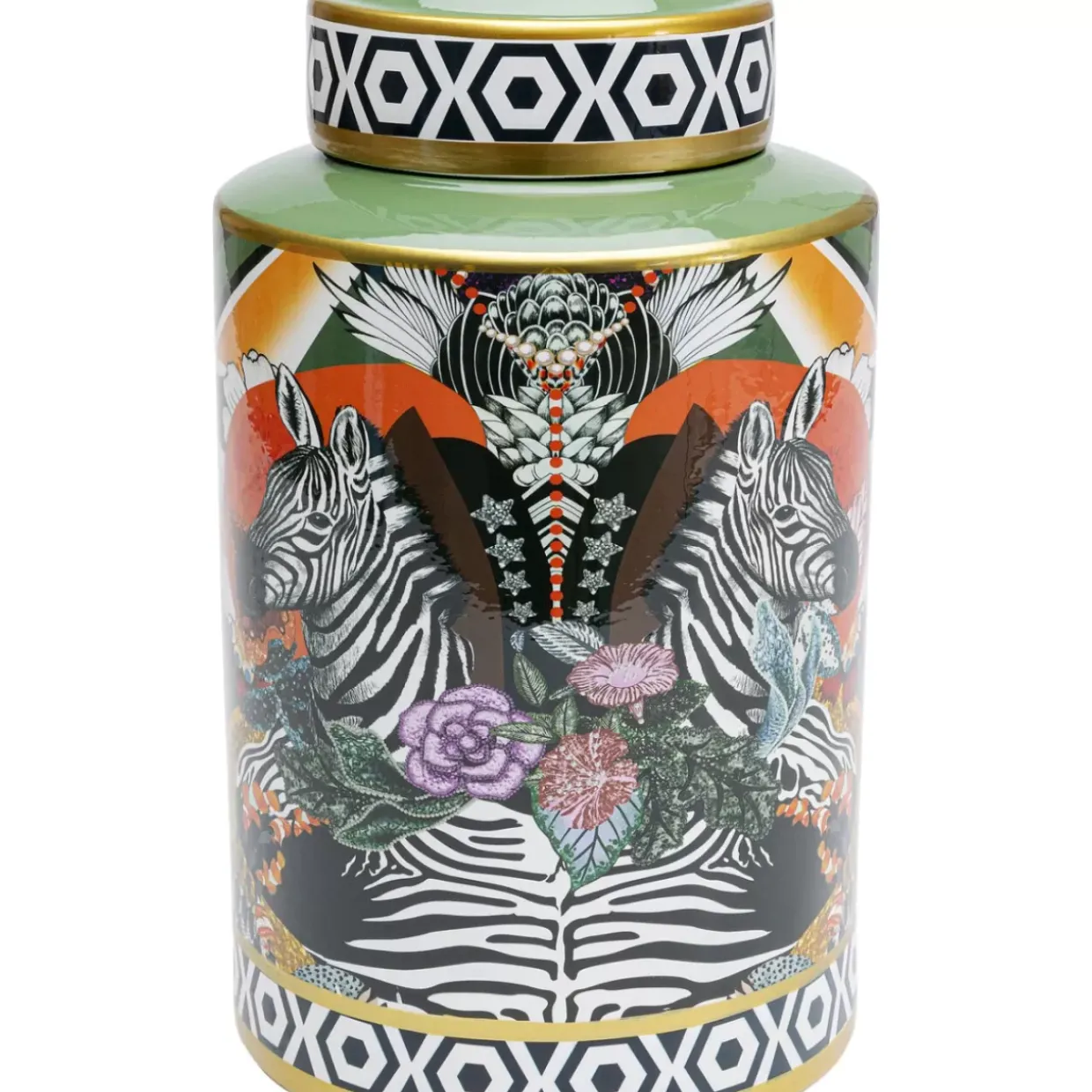 Deko Dose Zebra Duo 30Cm